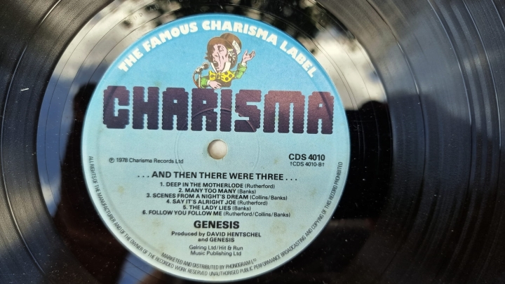 Genesis – ...And Then There Were Three...  Charisma – CDS 4010
