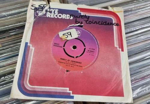 Sweet Sensation  – Purely By Coincidence Pye Records – 7N 45421
