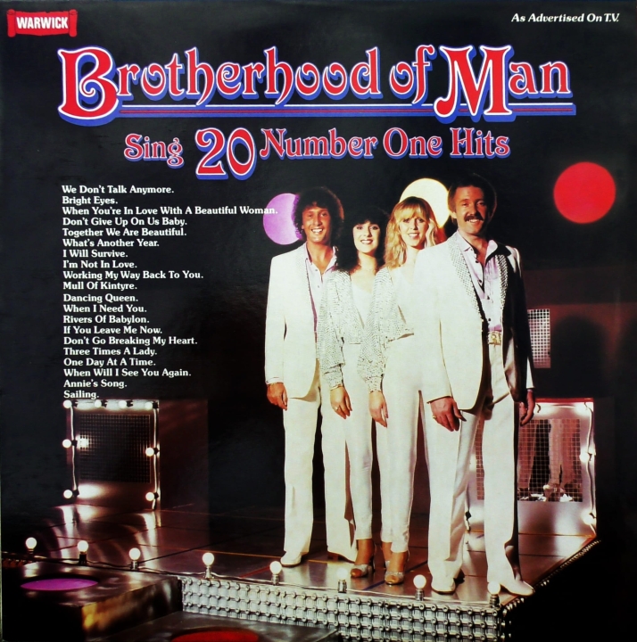 Brotherhood Of Man – Sing 20 Number One Hits Warwick Records – WW 5087