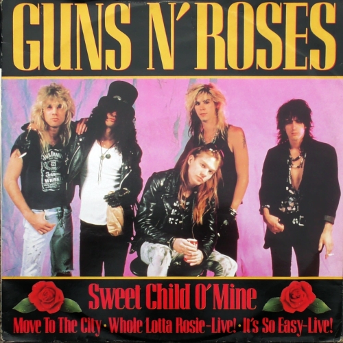 Guns N' Roses – Sweet Child O'Mine Geffen Records – GEF 55 (T)