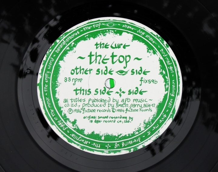 The Cure – The Top Fiction Records – fixs9 A2/B2