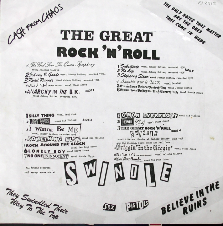 Sex Pistols – The Great Rock 'N' Roll Swindle Virgin – VD 2510