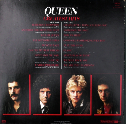 Queen – Greatest Hits EMI – 2C 070-78.071