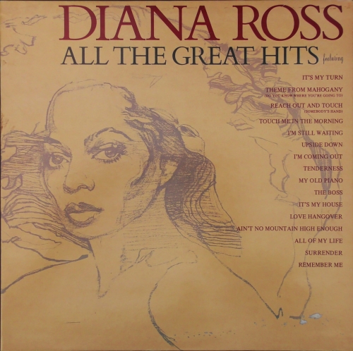 Diana Ross – All The Great Hits Label:	Motown – STMA 8036