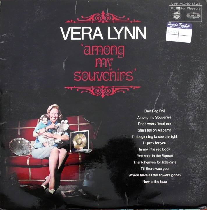 Vera Lynn With Tony Osborne And His Orchestra – Among My Souvenirs Music For Pleasure – MFP 1228