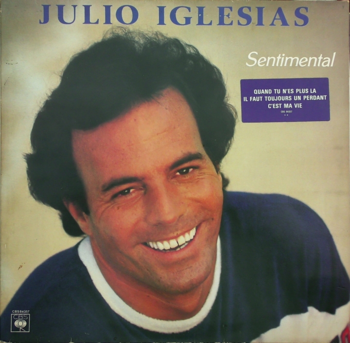 Julio Iglesias – Sentimental CBS – CBS 84357