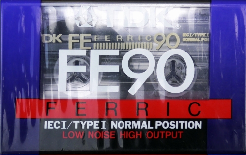 Kasety Magnetofonowe TDK FE90 Blank Cassette Tape - IEC I/Type I