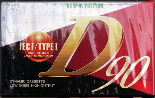 Kasety Magnetofonowe TDK D90 Normal Position Cassette Tape Blank Cassette Tape - IEC I/Type I