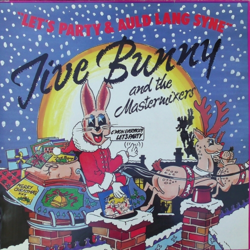 Jive Bunny And The Mastermixers – Let's Party / Auld Lang Syne  Music Factory – MFDT 003