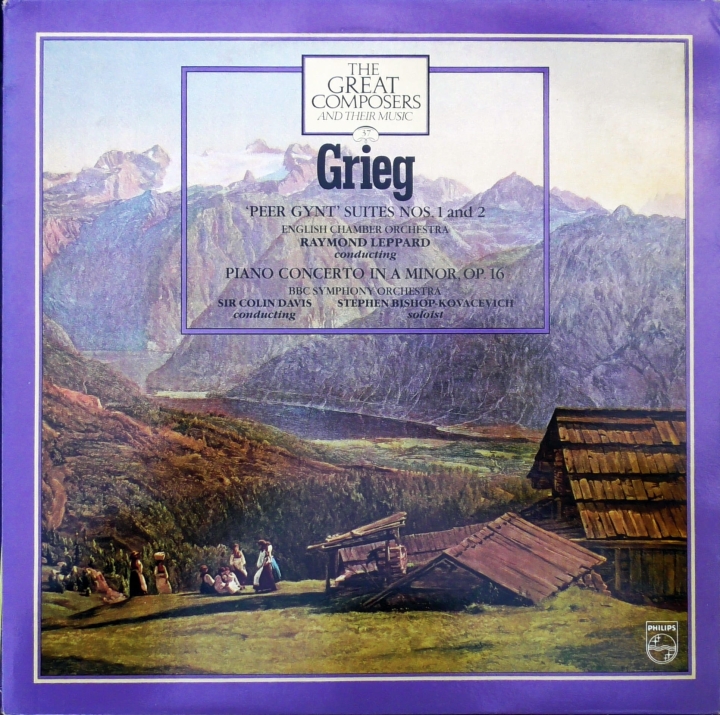 Grieg - English Chamber Orchestra, Raymond Leppard, BBC Symphony Orchestra, Sir Colin Davis, Stephen Bishop-Kovacevich – 'Peer Gynt' Suites Nos. 1 & 2 / Piano Concerto In A Minor, Op. 16 Philips – 411 014-1