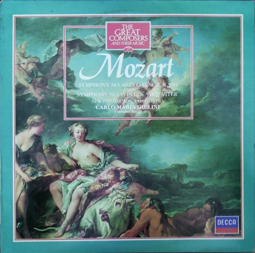 Mozart* - New Philharmonia Orchestra, Carlo Maria Giulini – Symphony No. 40 In G Minor, K.550 And Symphony No. 41 In C, K.551 'Jupiter' Decca – 411 004-1