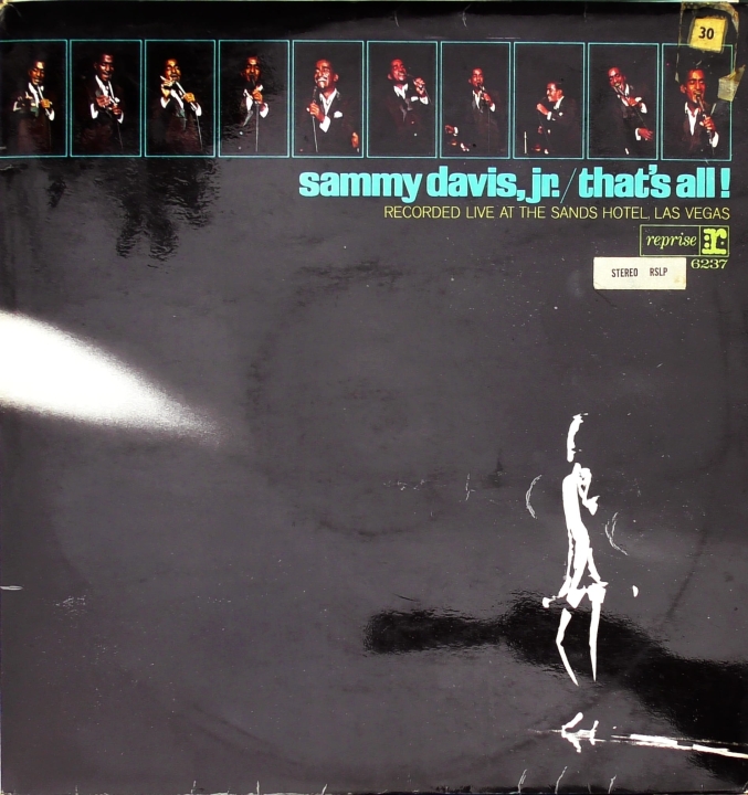 Sammy Davis Jr. – That's All! Recorded Live At The Sands Hotel, Las Vegas Reprise Records – RSLP 6237