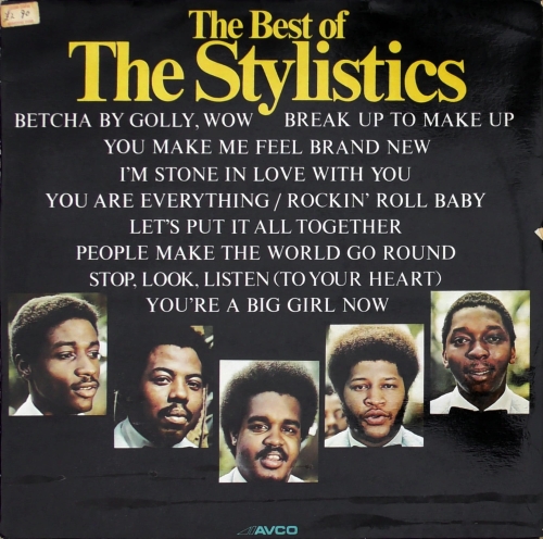 The Stylistics – The Best Of The Stylistics Avco – 9109 003