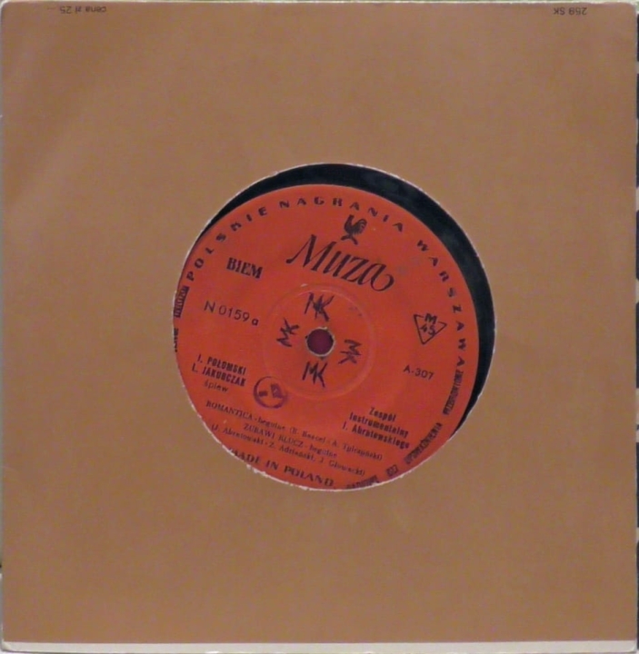 J. Polomski , L. Jakubczak – Romantica Polskie Nagrania Muza – N 0159