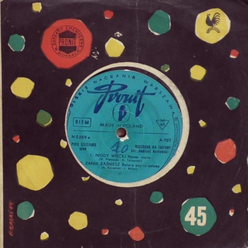 Piotr Szczepanik / Ricercar 64 / Tajfuny – Nigdy Więcej Pronit – N 0359