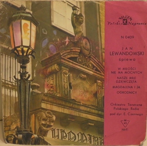 Jan Lewandowski – Jan Lewandowski Śpiewa Polskie Nagrania Muza – N 0409