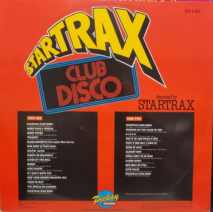 Startrax – Startrax Medley Picksy Records – KSYX 1001