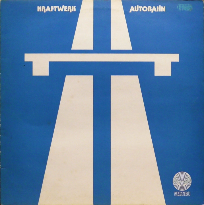 Kraftwerk – Autobahn Vertigo – 6360 620 Embossed, Space Ship Label