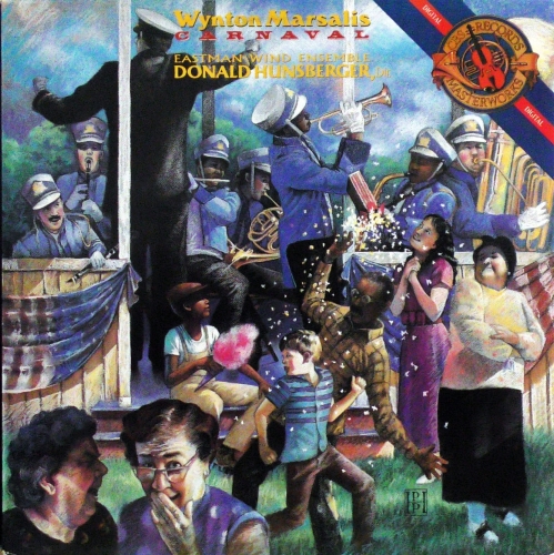 Wynton Marsalis, Eastman Wind Ensemble, Donald Hunsberger ‎– Carnaval CBS Masterworks ‎– IM 42137