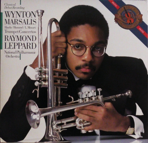 Wynton Marsalis, Haydn / Hummel / L. Mozart, Raymond Leppard, National Philharmonic Orchestra – Trumpet Concertos CBS Masterworks Digital ‎– IM 37846