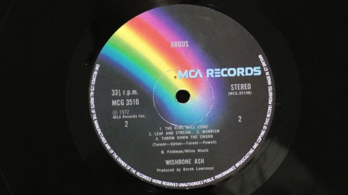 Wishbone Ash – Argus MCA Records – MCG 3510