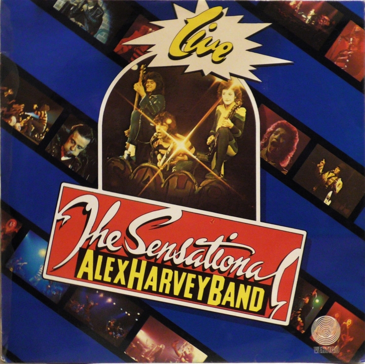The Sensational Alex Harvey Band – Live Vertigo – 6360 122 Space Ship Label