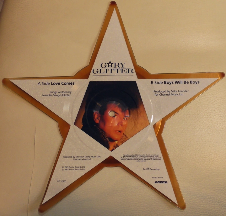 Gary Glitter – Love Comes Arista – ARISD 615