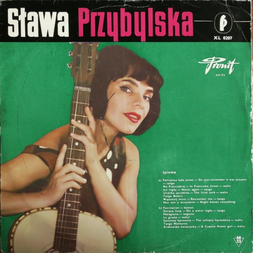 Sława Przybylska – Sława Przybylska Sings Hits Pronit – XL 0207