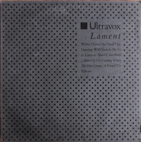 Ultravox – Lament Chrysalis – CDL 1459