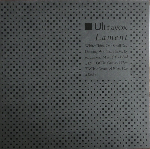 Ultravox – Lament Chrysalis – CDL 1459