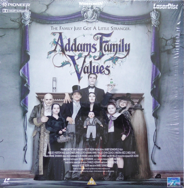 Addams Family Values NEW WS Rare LaserDisc Comedy (1993) PLFEB 32411
