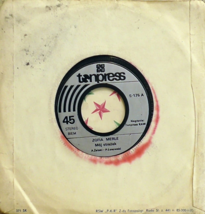 Zofia Merle, Bogumił Kłodkowski – Mój Strażak / Tango W Remizie Tonpress KAW – S-175