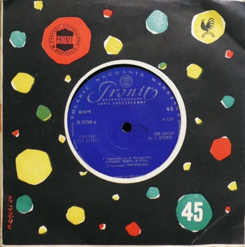 Chór Dziecięcy Pod Kierownictwem B. Rutkowskiego – Piosenki Dla Dzieci Pronit – N 0056