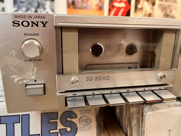 Magnetofon kasetowy Sony Magnetofon deck ,,SONY TC-K33 srebrny