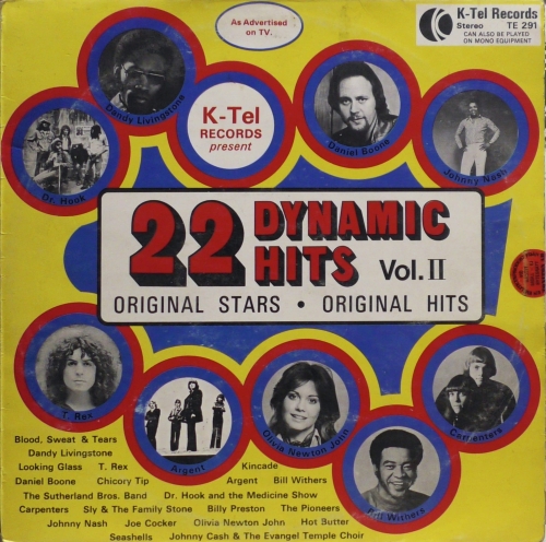 Various – 22 Dynamic Hits - Vol. II K-Tel – TE 291
