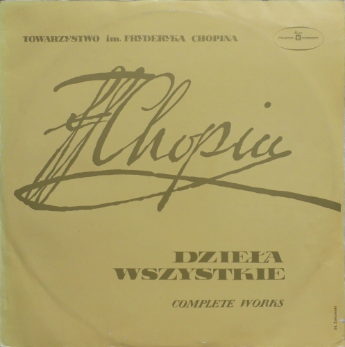 Lidia Grychtołówna, Fryderyk Chopin – Dzieła Wszystkie - Scherza Polskie Nagrania Muza – SX 0074