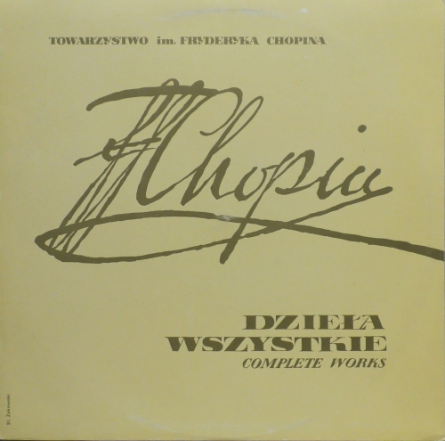 Lidia Grychtołówna, Fryderyk Chopin – Dzieła Wszystkie - Scherza Polskie Nagrania Muza – SX 0074 (1)