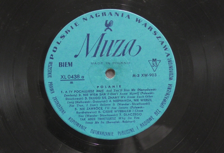 Polanie – Polanie Polskie Nagrania Muza – XL 0438
