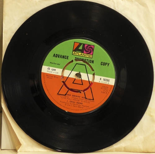 J. Geils Band* – Hard Drivin' Man Atlantic – K 10266 Promo