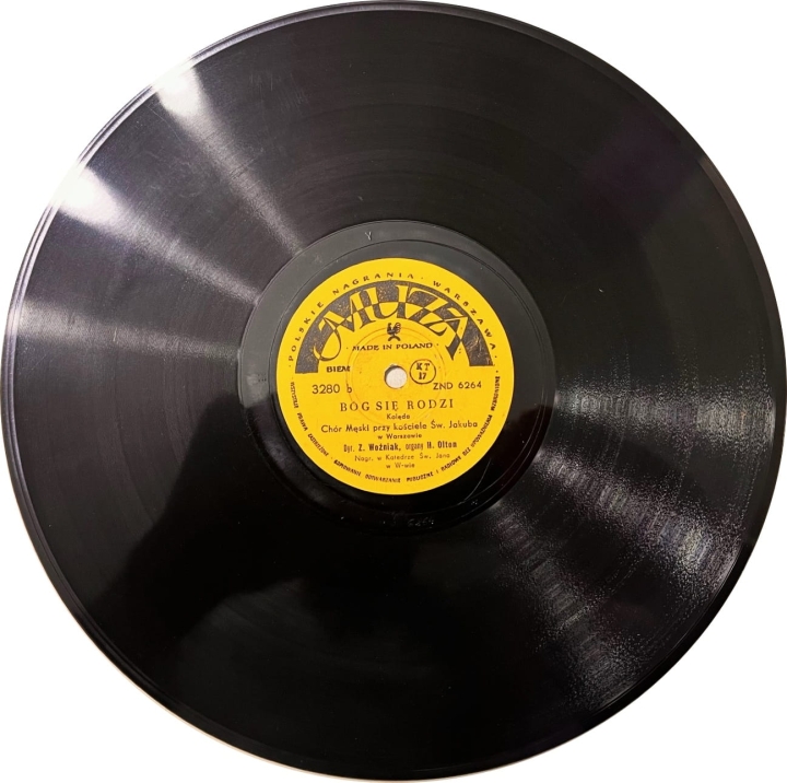 Chór Męski Przy Kościele św. Jakuba W Warszawie – Gdy Się Chrystus Rodzi / Bóg Się Rodzi Polskie Nagrania Muza – 3280