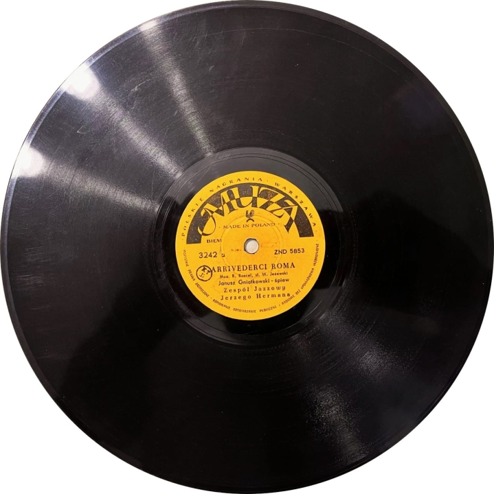 Janusz Gniatkowski, Jan Danek, Zespół Jazzowy Jerzego Hermana – Arrivederci Roma / Zespół Jazzowy Górkiewicza i Skowrońskiego Kaktusy Polskie Nagrania Muza – 3242