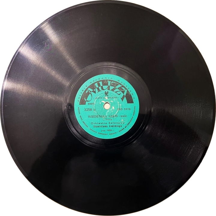 Orkiestra Salonowa Stanisława Łódzkiego – Wiedeńska Krew / Trzpiotka Polskie Nagrania Muza – 3258