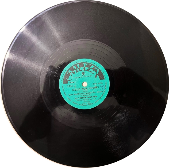 Chór Męski Przy Kościele św. Jakuba W Warszawie – Jezus Malusienki / Przystąpmy Do Szopy Polskie Nagrania Muza – 3281