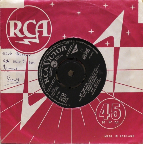 Elvis Presley With The Jordanaires – All That I Am RCA Victor – RCA-1545