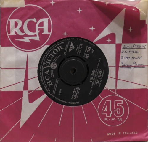 Elvis Presley With The Jordanaires – U.S. Male RCA Victor – RCA 1688