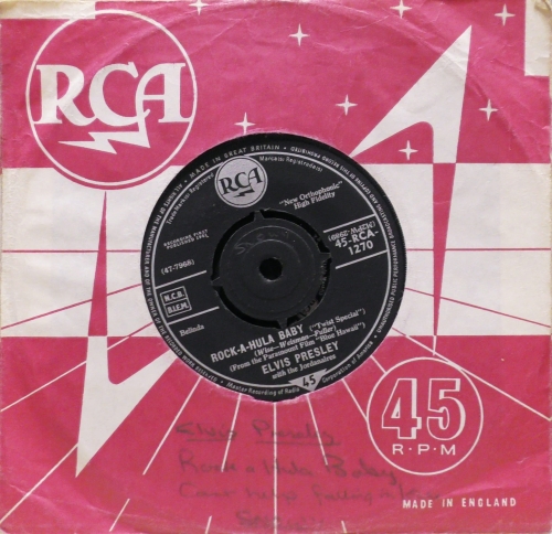 Elvis Presley With The Jordanaires – Can't Help Falling In Love RCA – 45-RCA 1270