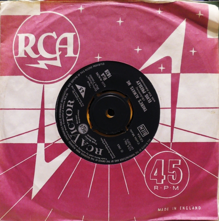 Elvis Presley – There's Always Me / Judy RCA Victor – RCA 1628