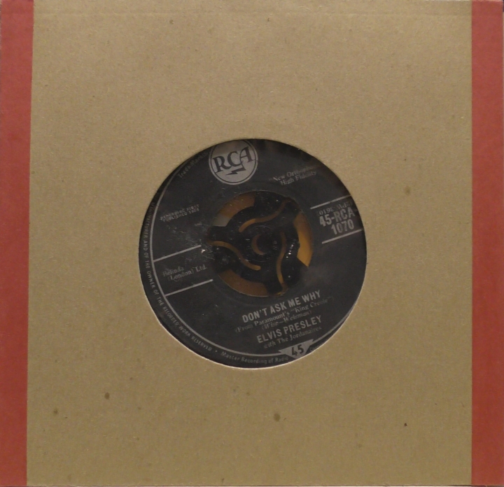 Elvis Presley With The Jordanaires – Hard Headed Woman RCA – 45-RCA-1070