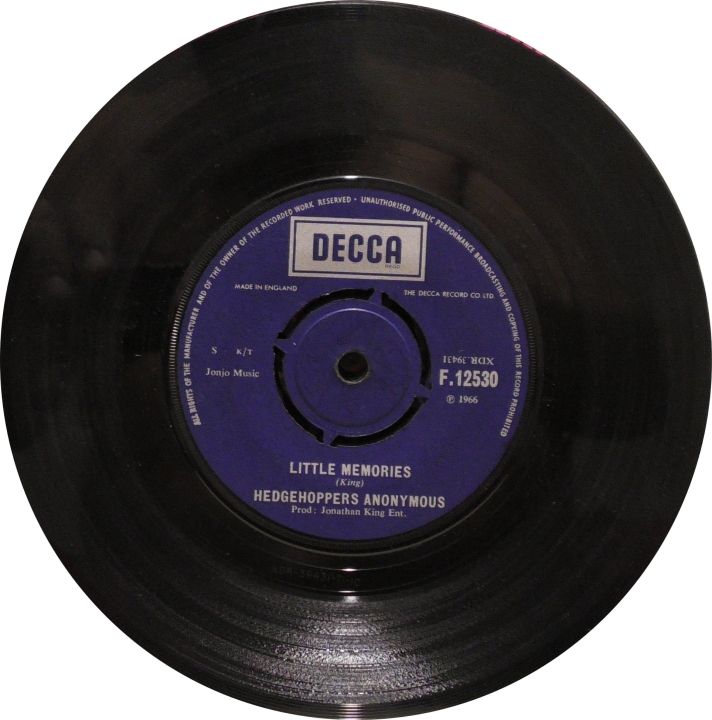 Hedgehoppers Anonymous – Stop Press Decca – F 12530