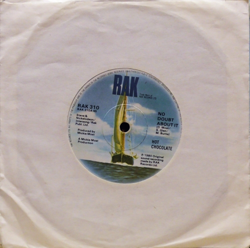 Hot Chocolate – No Doubt About It RAK – RAK 310